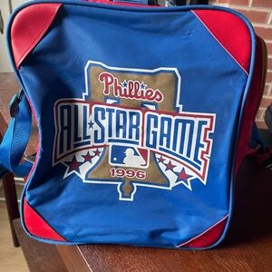 STARTER Blue and Red Phillies All-Star Game 1996 Duffel Cooler Tote
